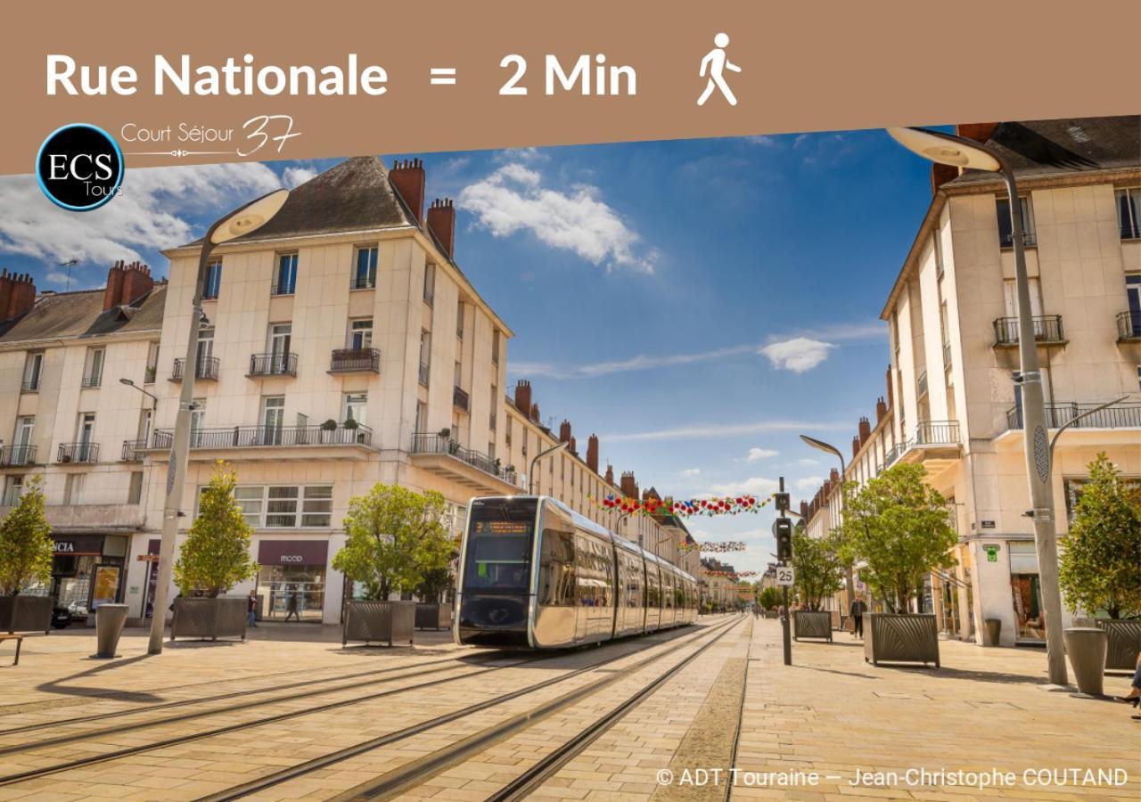 Le Constantine - Quartier Historique - Charme & Ancien Lägenhet Tours Exteriör bild