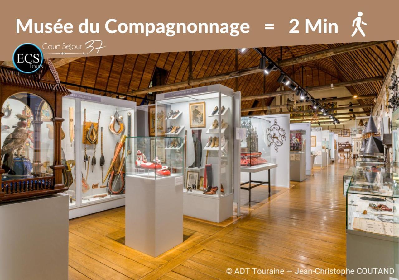 Le Constantine - Quartier Historique - Charme & Ancien Lägenhet Tours Exteriör bild