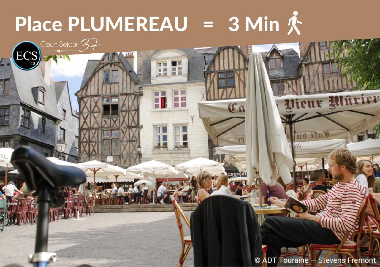Le Constantine - Quartier Historique - Charme & Ancien Lägenhet Tours Exteriör bild