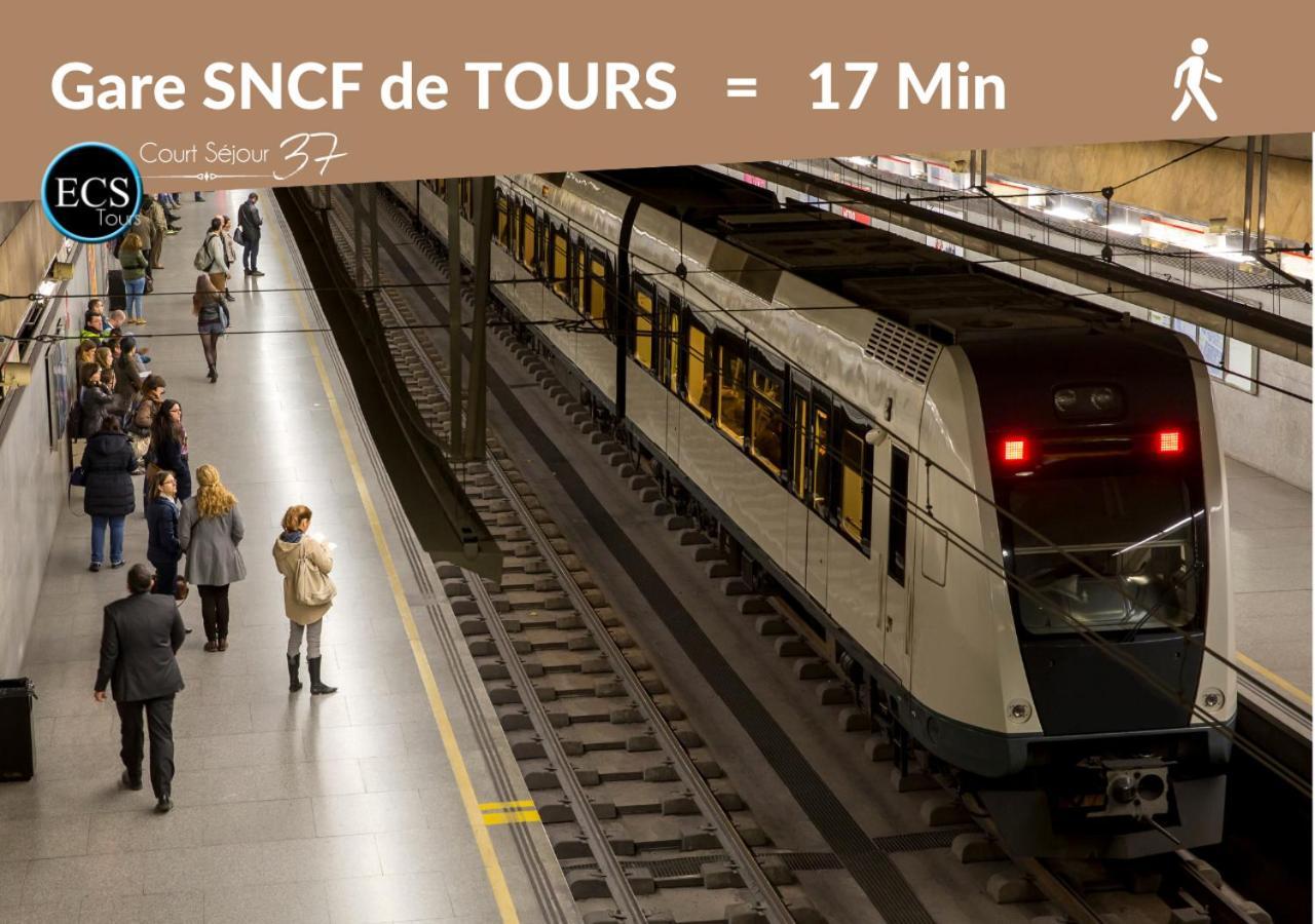 Le Constantine - Quartier Historique - Charme & Ancien Lägenhet Tours Exteriör bild